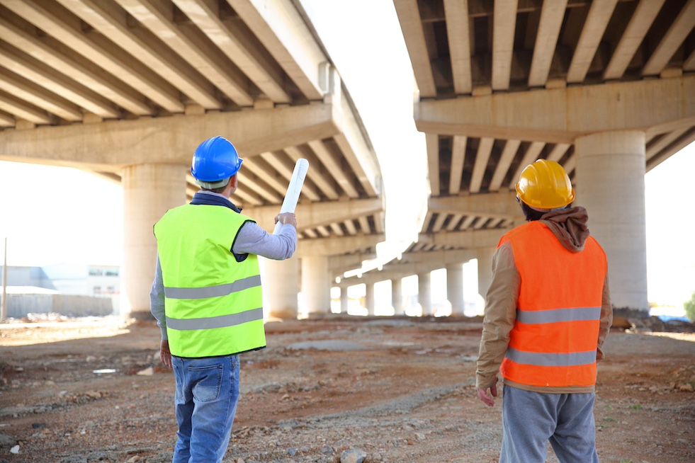 bridge being built