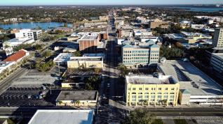 Aerial view of Lakeland FL