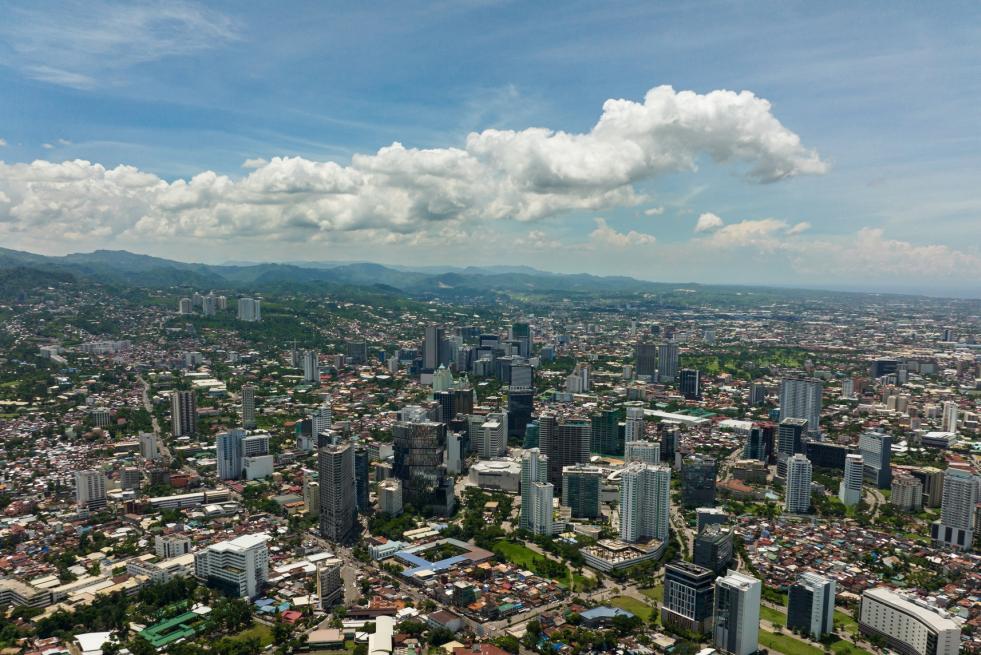 Aerial view of Metro Cebu